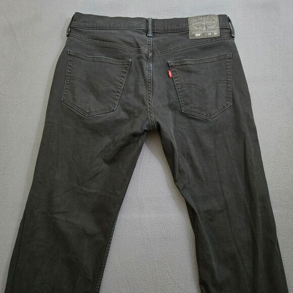 Levi's 559 Men 32X32 (34X30) Black Straight Leg Jeans - Picture 4 of 13
